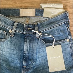 NWT Everlane High Waist in Light Wash Jeans Sz 25